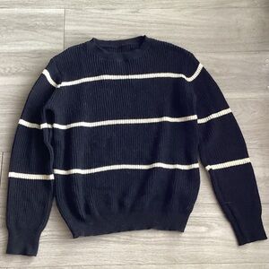 SHEIN Striped Crewneck Sweater
